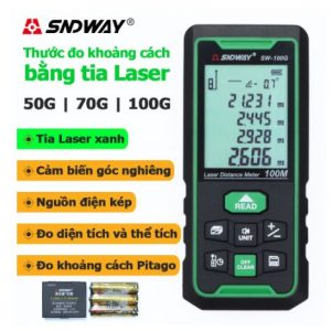 Máy Đo Khoảng Cách Laser 100M SNDWAY SW-100G 